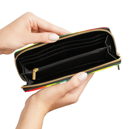 Womens Wallet - Zip Purse - Multicolor Tie Dye