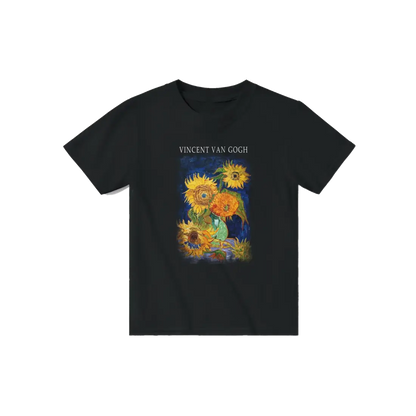Van Gogh Five Sunflowers 1888, Artwork T-Shirt-12