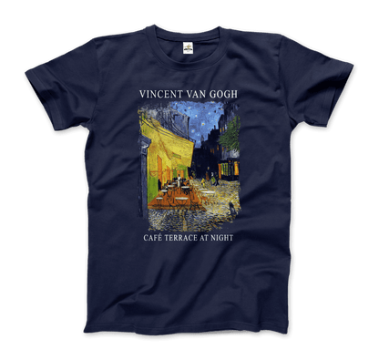 Vincent Van Gogh - Cafe Terrace at Night, 1888 Artwork T-Shirt-8