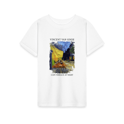 Vincent Van Gogh - Cafe Terrace at Night, 1888 Artwork T-Shirt-18