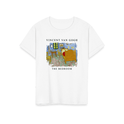 Vincent Van Gogh - The Bedroom, 1889 Artwork T-Shirt-17