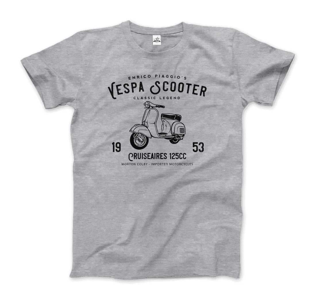 Vintage Piaggio Scooter 1953 125cc T-Shirt-0