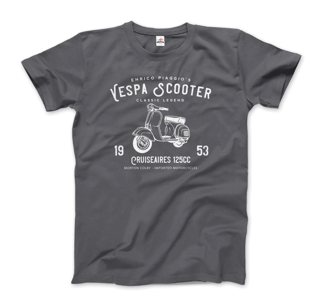 Vintage Piaggio Scooter 1953 125cc T-Shirt-6