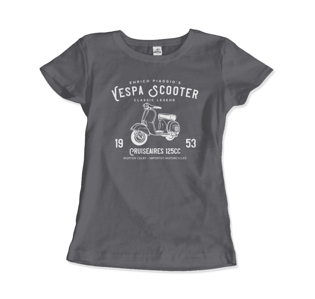 Vintage Piaggio Scooter 1953 125cc T-Shirt-12