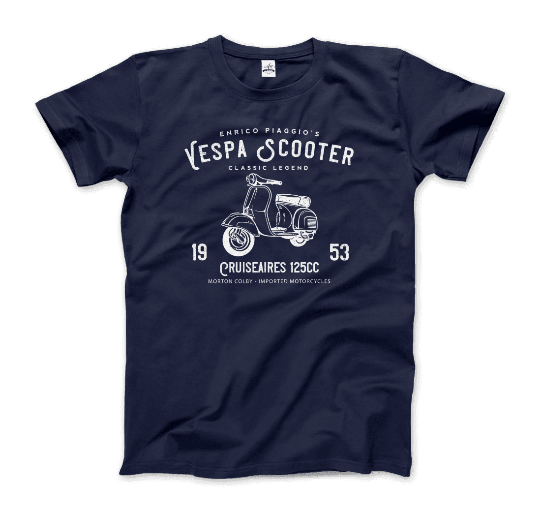 Vintage Piaggio Scooter 1953 125cc T-Shirt-10