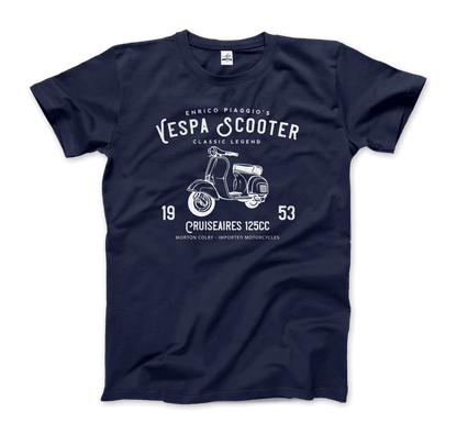 Vintage Piaggio Scooter 1953 125cc T-Shirt-10