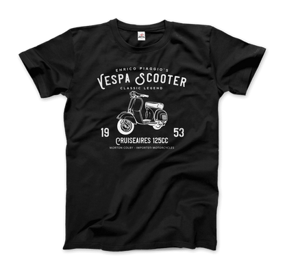 Vintage Piaggio Scooter 1953 125cc T-Shirt-8