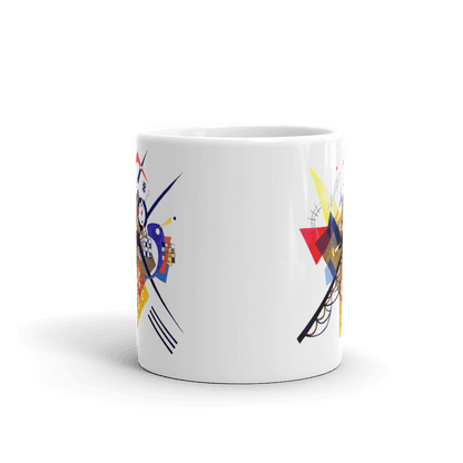Wassily Kandinsky On White II (Auf Weiss) 1923, Artwork Mug-1