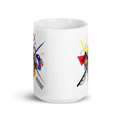 Wassily Kandinsky On White II (Auf Weiss) 1923, Artwork Mug-4