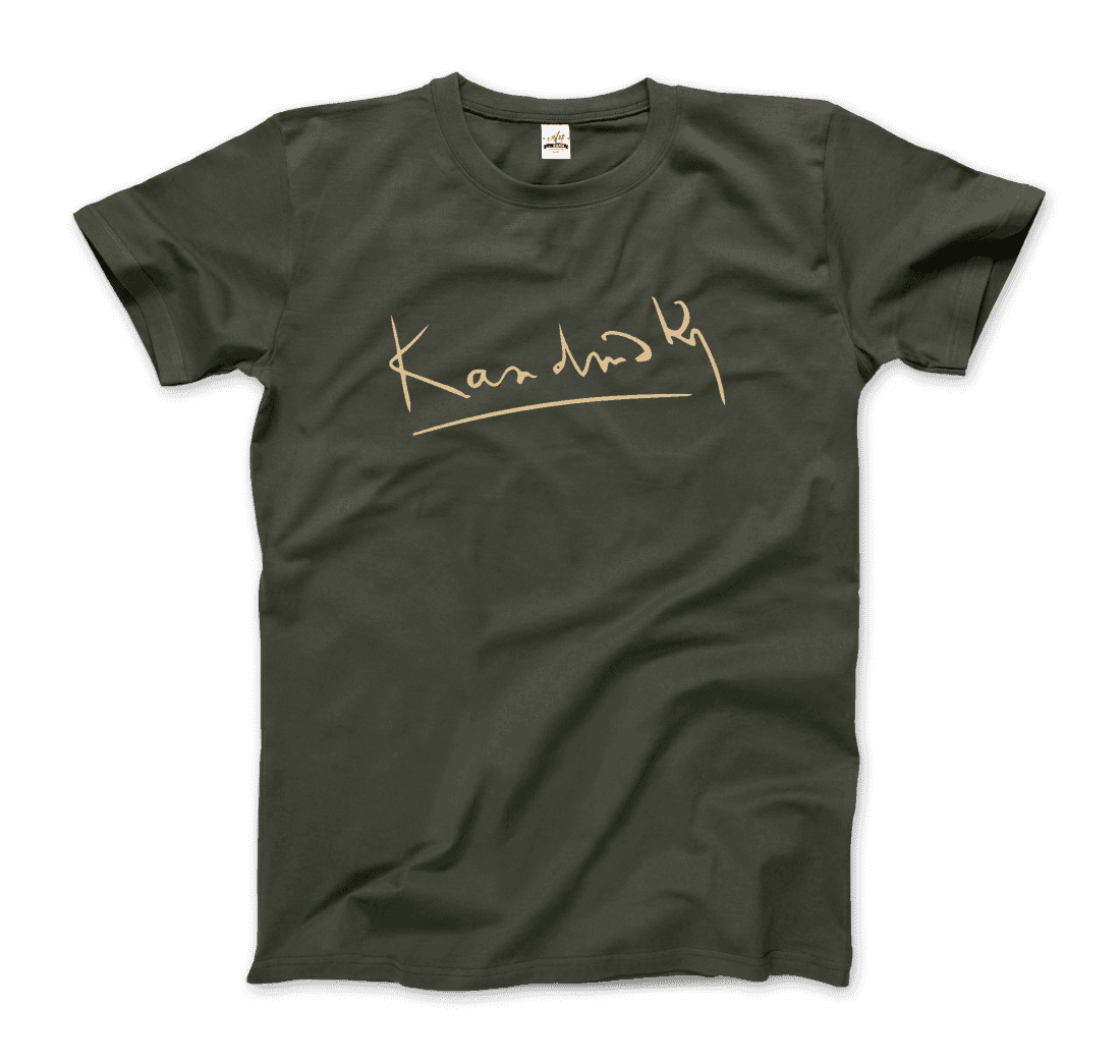 Wassily Kandinsky Signature Art T-Shirt-9