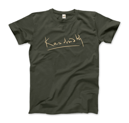 Wassily Kandinsky Signature Art T-Shirt-9