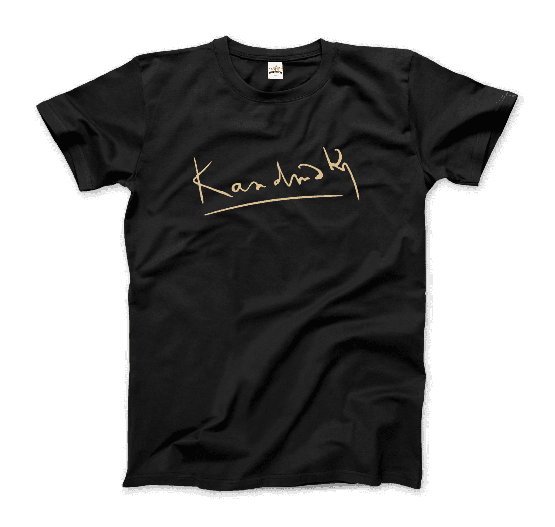 Wassily Kandinsky Signature Art T-Shirt-6