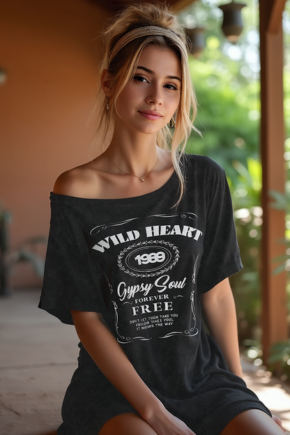 Wild Heart Gypsy Soul OS Tee